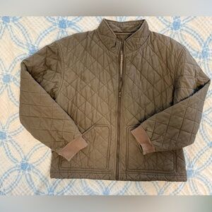 Women’s Filson bomber style quilted cotton jacket XL